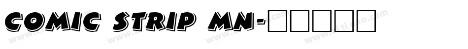 Comic Strip MN字体转换